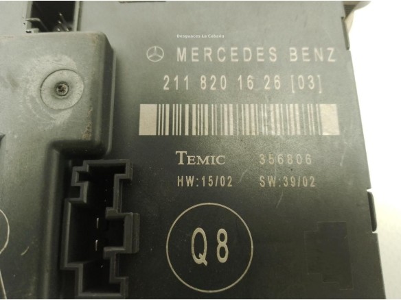 2118201626 CENTRALITA MOTOR MERCEDES BENZ CLASE E (W211)|Desguaces La Cabaña