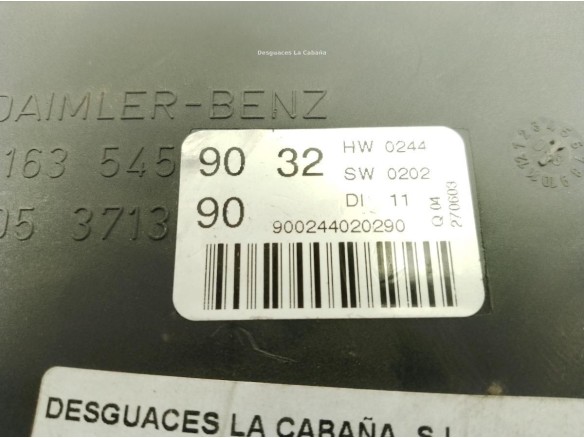 A163545053713 CENTRALITA MOTOR MERCEDES BENZ CLASE M (W163)|Desguaces La Cabaña