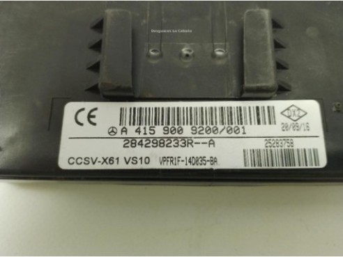 A4159009200 CENTRALITA MOTOR MERCEDES BENZ CITAN Furgón (415)|Desguaces La Cabaña