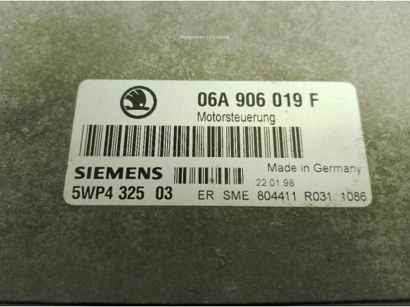 06A906019E, CENTRALITA MOTOR SKODA OCTAVIA I (1U2)|Desguaces La Cabaña