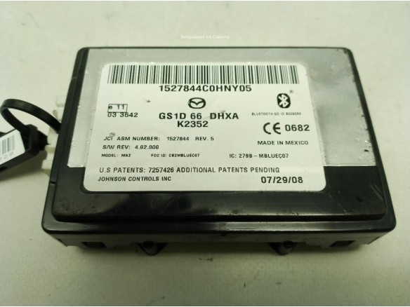  GS1D66DHXAK2352 CENTRALITA MOTOR MAZDA 6 Hatchback (GH)|Desguaces La Cabaña