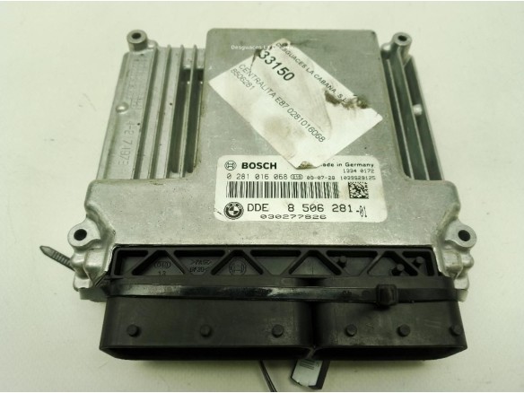 0281016068,8506281, CENTRALITA MOTOR BMW 1 (E87)|Desguaces La Cabaña
