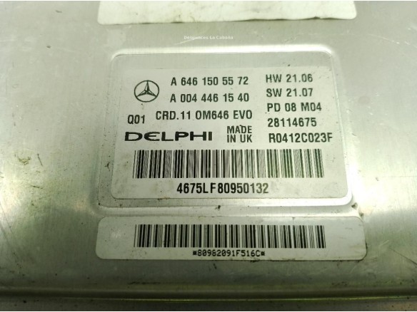 A6461505572 CENTRALITA MOTOR MERCEDES BENZ CLASE E (W211)|Desguaces La Cabaña