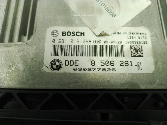 0281016068,8506281, CENTRALITA MOTOR BMW 1 (E87)|Desguaces La Cabaña