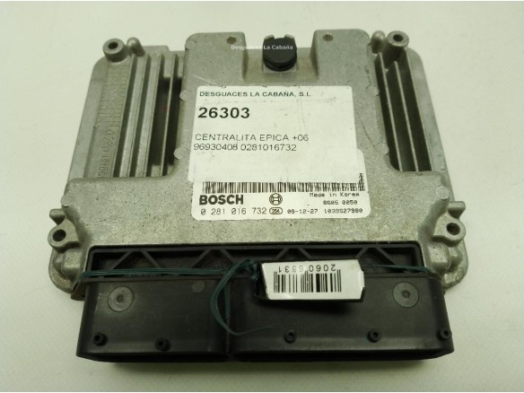 96930408 CENTRALITA MOTOR CHEVROLET EPICA (KL1_)|Desguaces La Cabaña
