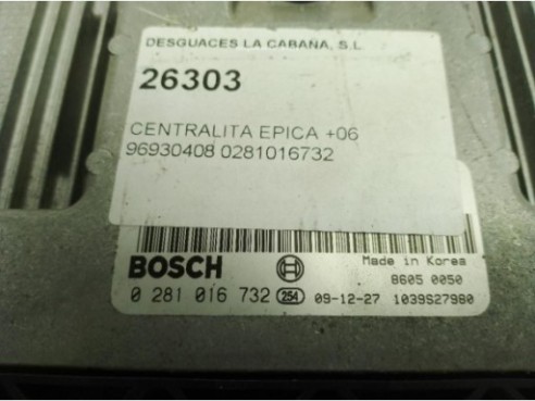 96930408 CENTRALITA MOTOR CHEVROLET EPICA (KL1_)|Desguaces La Cabaña