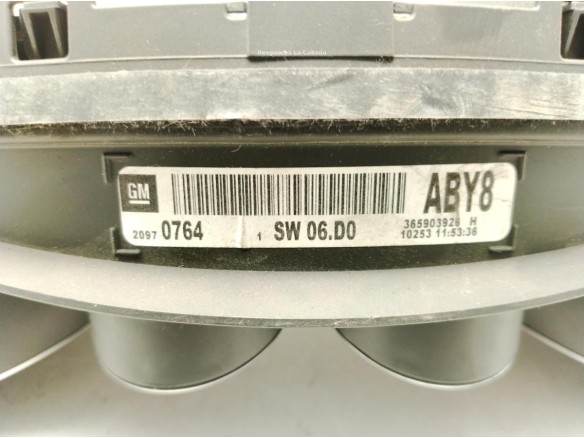 20970764 CUADRO INSTRUMENTOS OPEL INSIGNIA A (G09)|Desguaces La Cabaña