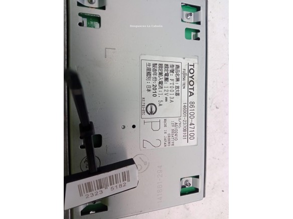 8610047100 CENTRALITA MOTOR TOYOTA PRIUS (_W3_)|Desguaces La Cabaña