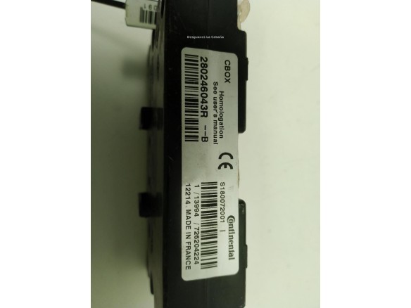 280246043R, CENTRALITA MOTOR RENAULT LATITUDE |Desguaces La Cabaña