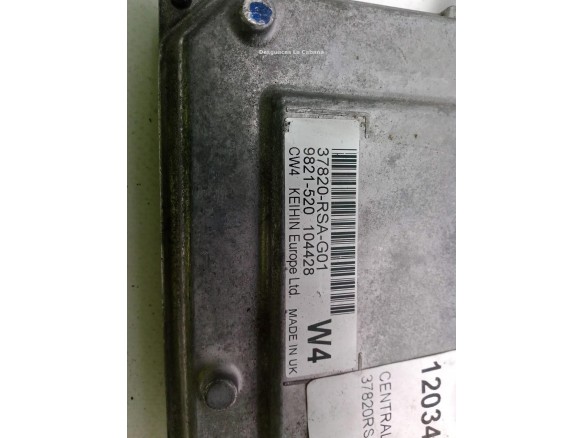 37820RSAG01, CENTRALITA MOTOR HONDA CIVIC VIII Hatchback (FN, FK)|Desguaces La Cabaña