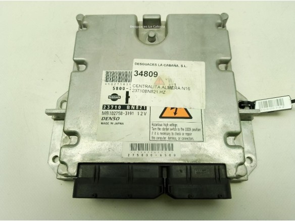 23710BN821, CENTRALITA MOTOR NISSAN ALMERA II (N16)|Desguaces La Cabaña