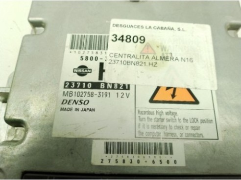 23710BN821, CENTRALITA MOTOR NISSAN ALMERA II (N16)|Desguaces La Cabaña