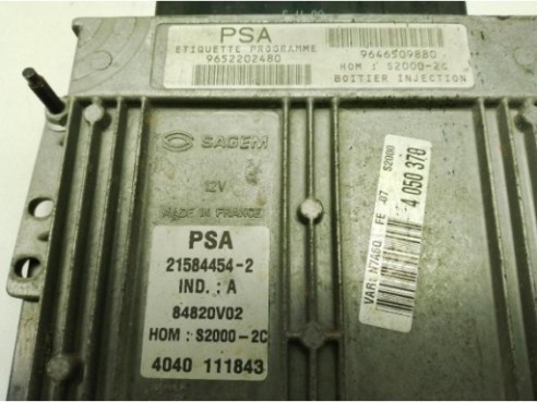 9652202480 CENTRALITA MOTOR CITROEN XSARA (N1)|Desguaces La Cabaña