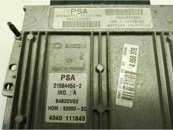 9652202480 CENTRALITA MOTOR CITROEN XSARA (N1)|Desguaces La Cabaña