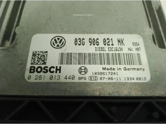 03G906021NK, CENTRALITA MOTOR VW PASSAT (3C2)|Desguaces La Cabaña