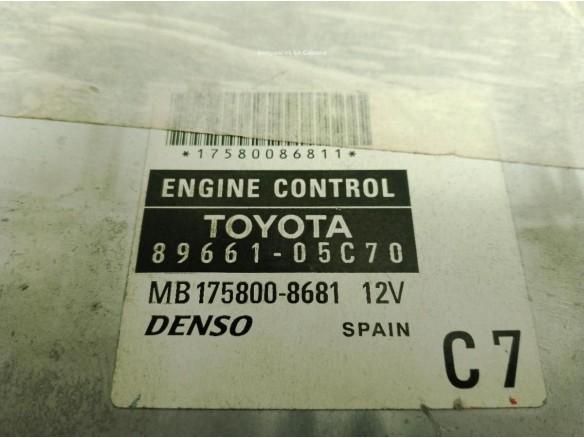 8966105C70 CENTRALITA MOTOR TOYOTA AVENSIS (_T25_)|Desguaces La Cabaña