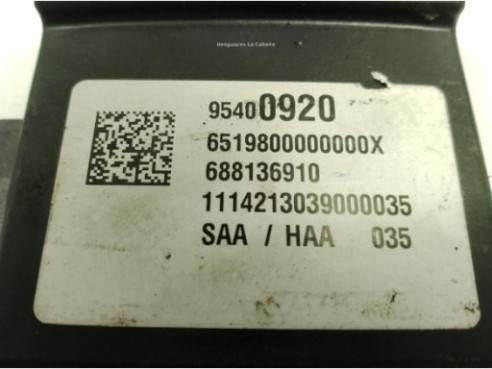 688136910 CENTRALITA MOTOR OPEL MOKKA / MOKKA X (J13)|Desguaces La Cabaña