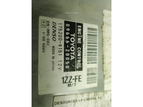 8966620050,1752004151, CENTRALITA MOTOR TOYOTA SinValor|Desguaces La Cabaña