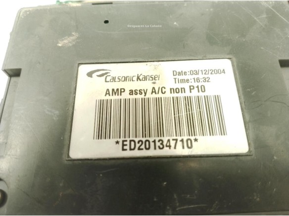 ED20134710 CENTRALITA MOTOR NISSAN PRIMERA Hatchback (P12)|Desguaces La Cabaña