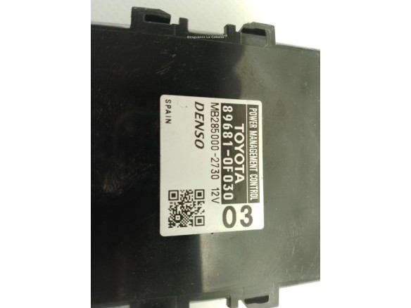 896810F030 CENTRALITA MOTOR TOYOTA VERSO (_R2_)|Desguaces La Cabaña