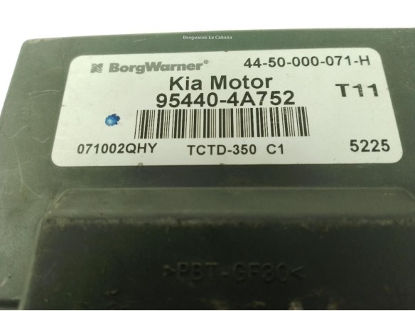 95440,4A752 CENTRALITA MOTOR KIA SORENTO I (JC)|Desguaces La Cabaña