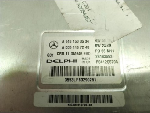 A6461503534,A0054467240, CENTRALITA MOTOR MERCEDES BENZ CLASE C (W204)|Desguaces La Cabaña