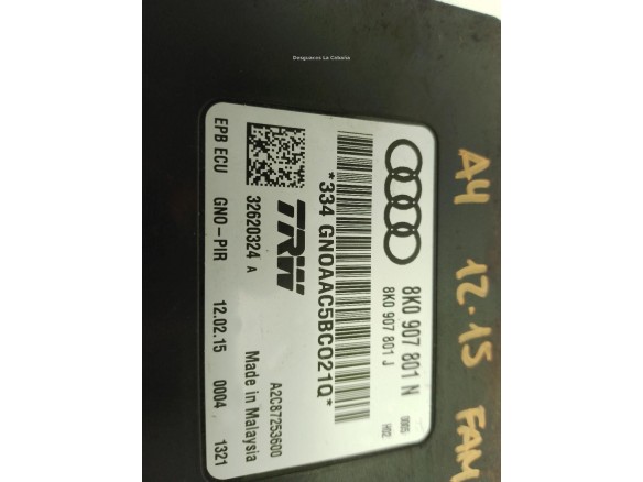 8K0907801N CENTRALITA MOTOR AUDI A4 (8K2, B8)|Desguaces La Cabaña