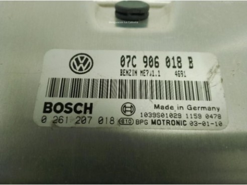 07C906018B CENTRALITA MOTOR VW PHAETON (3D1, 3D2, 3D3, 3D4, 3D6, 3D7, 3D8, 3D9)|Desguaces La Cabaña