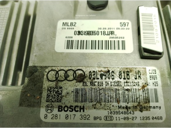 03L906018JR, CENTRALITA MOTOR AUDI A4 (8K2, B8)|Desguaces La Cabaña
