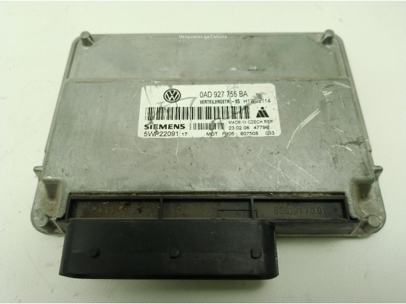 0AD927755BA, CENTRALITA MOTOR VW TOUAREG (7LA, 7L6, 7L7)|Desguaces La Cabaña
