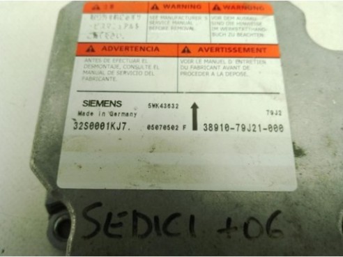 3891079J21 CENTRALITA AIRBAG FIAT SEDICI (FY_)|Desguaces La Cabaña