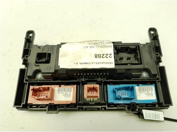 96573322XF, MANDO CLIMA PEUGEOT 407 (6D_)|Desguaces La Cabaña