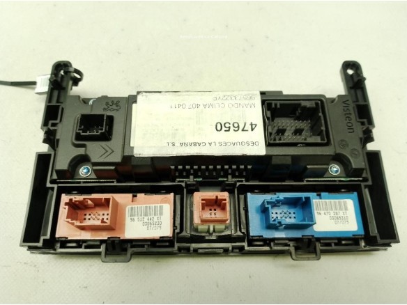 96573322YP, MANDO CLIMA PEUGEOT 407 (6D_)|Desguaces La Cabaña