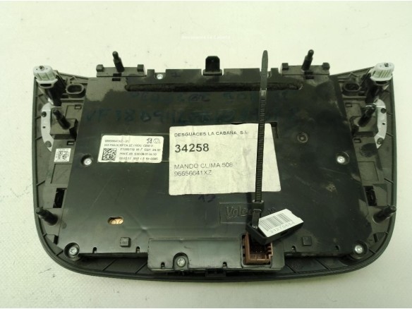 96656641XZ, MANDO CLIMA PEUGEOT 508|Desguaces La Cabaña