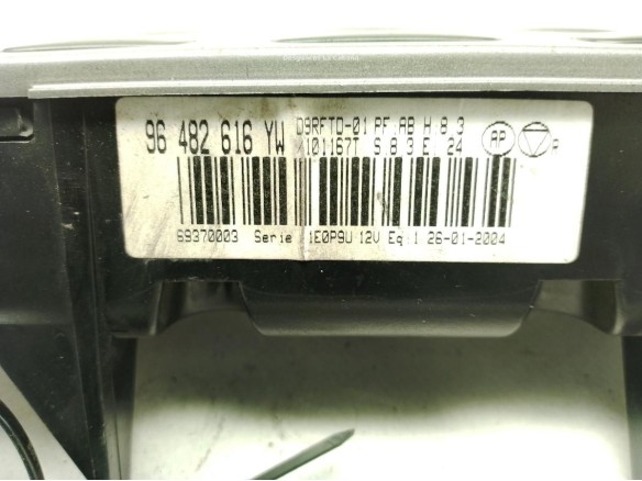 96482616YW, MANDO CALEFACCION PEUGEOT 406 (8B)|Desguaces La Cabaña