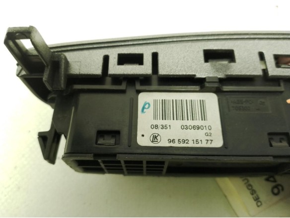 9659215177, INTERRUPTOR WARNING PEUGEOT 308 (4A_, 4C_)|Desguaces La Cabaña