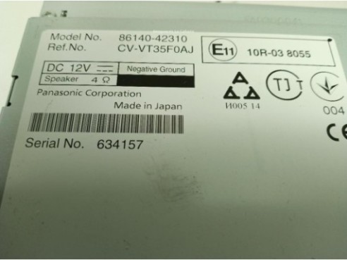 8614042310 PANTALLA MULTIMEDIA TOYOTA RAV 4 IV (_A4_)|Desguaces La Cabaña