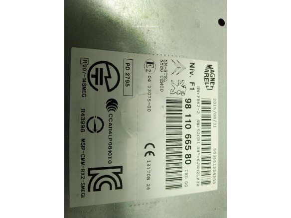 9811066580 NAVEGADOR PEUGEOT 2008|Desguaces La Cabaña