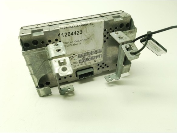 NS00564942-G DISPLAY NISSAN QASHQAI / QASHQAI +2 I (J10, JJ10)|Desguaces La Cabaña