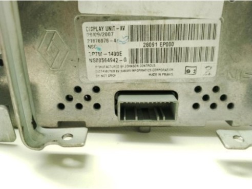 NS00564942-G DISPLAY NISSAN QASHQAI / QASHQAI +2 I (J10, JJ10)|Desguaces La Cabaña