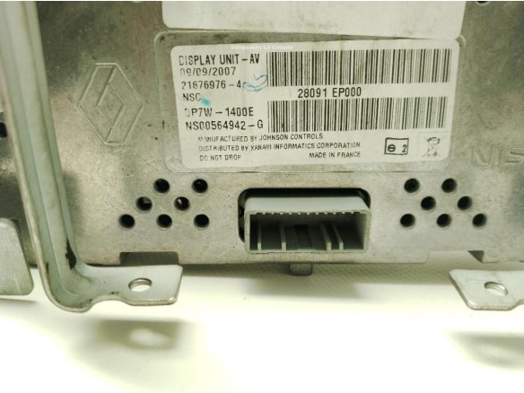 NS00564942-G DISPLAY NISSAN QASHQAI / QASHQAI +2 I (J10, JJ10)|Desguaces La Cabaña
