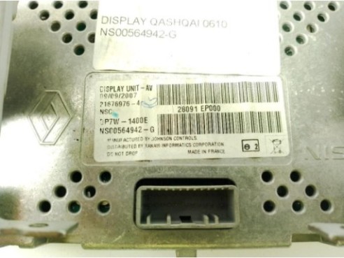 NS00564942-G DISPLAY NISSAN QASHQAI / QASHQAI +2 I (J10, JJ10)|Desguaces La Cabaña