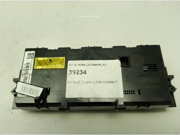 96753994XT, MANDO CLIMA CITROEN C3 III (SX)|Desguaces La Cabaña