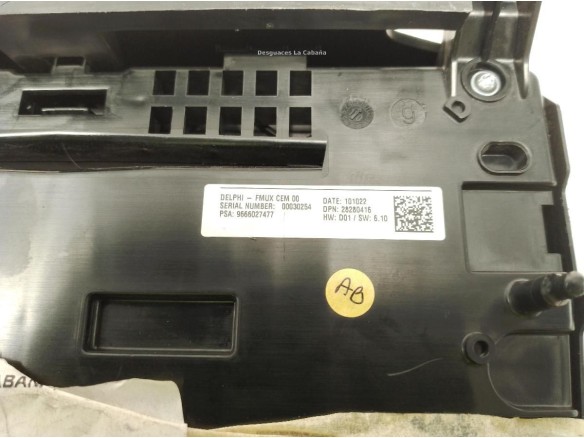 9666027477, MANDO CLIMA CITROEN C4 II (B7)|Desguaces La Cabaña