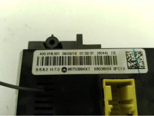 96753994XT, MANDO CLIMA CITROEN C3 III (SX)|Desguaces La Cabaña