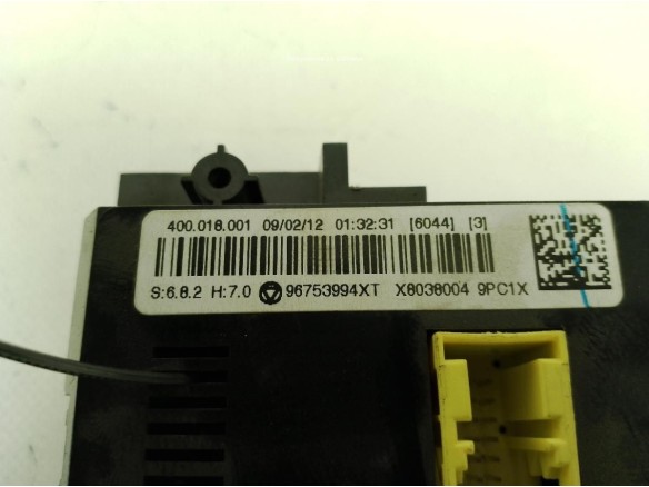 96753994XT, MANDO CLIMA CITROEN C3 III (SX)|Desguaces La Cabaña