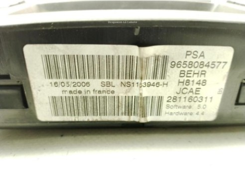 9658084577, MANDO CLIMA CITROEN C4 I (LC_)|Desguaces La Cabaña