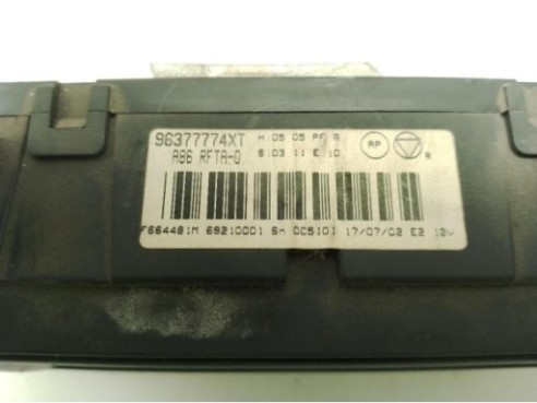 96377774XT MANDO CLIMA CITROEN C3 Pluriel (HB_)|Desguaces La Cabaña