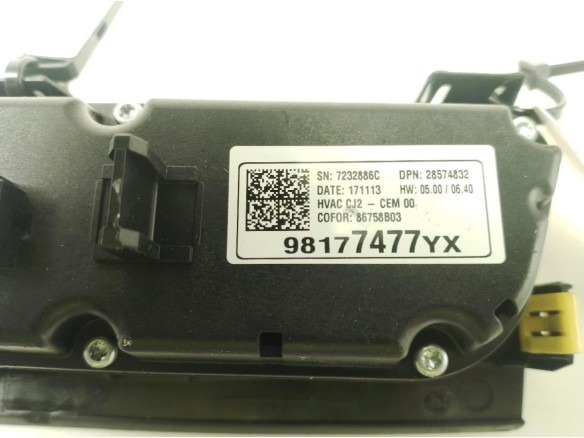 98177477YX MANDO CLIMA OPEL GRANDLAND X (A18)|Desguaces La Cabaña