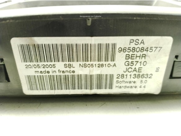 9658084577, MANDO CLIMA CITROEN C4 I (LC_)|Desguaces La Cabaña